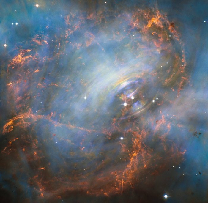 Hubble pic of Crab Nebula